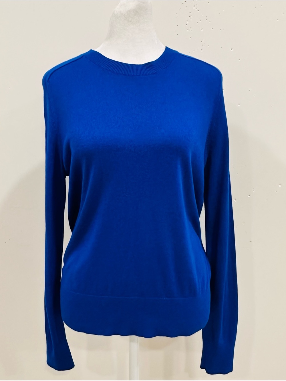Banana Republic Women’s   Knit Crew Neck Sweater Cobalt Blue XS